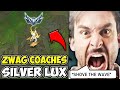 I COACHED A SILVER LUX ON HOW TO PLAY MID LANE (ZWAG'S FIRST COACHING VIDEO)