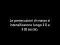 le persecuzioni