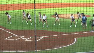 20150816 獅象戰前Unigirls + 日職Pacific Girls開場舞