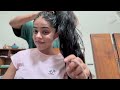 my hair care routine 👧🧪🧴✂️ vlog