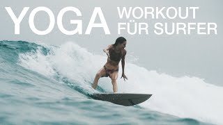 Yoga Workout für Surfer | Kräftigung Schultern, Rücken, Core | 35 Min Vorbereitung aufs Wellenreiten