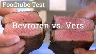 Frozen and fresh entrecote - a test