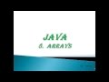 ARRAYS