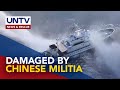 2 PH ships damaged after Chinese Coast Guard fires water cannons near Bajo de Masinloc