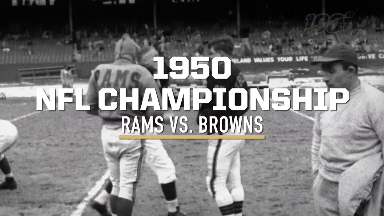 Cleveland Browns Win The 1950 NFL Championship - YouTube