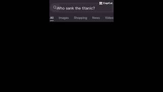 Who sunk the titanic? #memes #trending #titanic