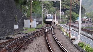 小田急　30000形　ＥＸＥα　箱根湯本駅入線