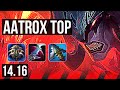 AATROX vs DARIUS (TOP) | 7 solo kills, Dominating | NA Diamond | 14.16