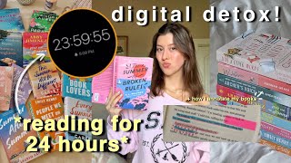digital detox: reading for *24 hours* + how i annotate my books