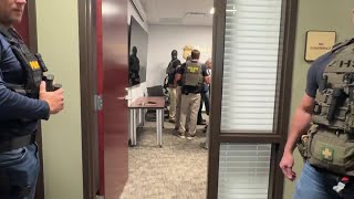 Newley released footage shows the moment Osceola County Sheriff Marcos Lopez was arrested