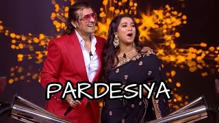 Pardesiya Yeh Sach Hai Piya | Sonu Nigam and Shreya Ghoshal Singing in kbc