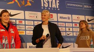 Nadine Müller beendet Karriere Leichtathletik ISTAF 4 September 2022 in Berlin Diskuswurf Frauen