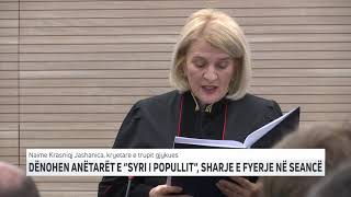 DËNOHEN ANËTARËT E “SYRI I POPULLIT”, SHARJE E FYERJE NË SEANCË | T7