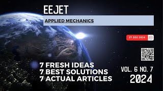 EEJET | Vol. 6 No. 7 (132) (2024) | Applied mechanics