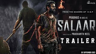 Salaar Movie Trailer Hindi | Prabhas, Prashanth Neel, Prithviraj, Shruthi Haasan, Salaar Trailer