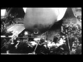 Margaret Truman christens battleship USS Missouri during its launch in United Sta...HD Stock Footage