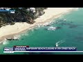 landslide temporary beach closure in laguna beach