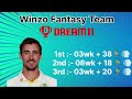 winzo fantasy team dream 11 team of today match ind vs aus dream 11 prediction ind vs aus test