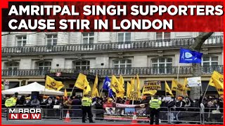 Amritpal Singh Supporters Cause Stir In London | Ground Report From UK | World News | Latest Updates