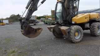 Pelle sur Pneus Mecalac 12 MXT / Mecalac 12 MXT Wheeled Excavator