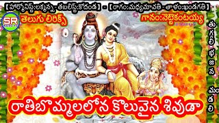 రాతి బొమ్మలలోన కొలువైన శివుడా//Rathi bommalona koluvaina sivuda//గానం:నెట్టెకంటయ్య//హార్మోని:లక్మన్న