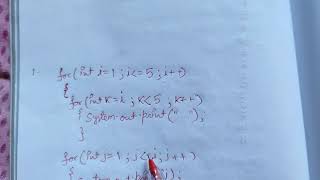 PATTERN PROGRAM USING NESTED LOOP | ICSE CLASS 9( PART 2)