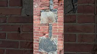 Аbandoned walls of an old stone house