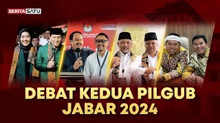 🔴 LIVE | Debat Kedua Pilgub Jabar 2024: Acep, Jeje, Syaikhu, Dedi Adu Visi | BeritaSatu