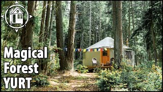 Magical Forest YURT on an Family Farm [Full Tour]