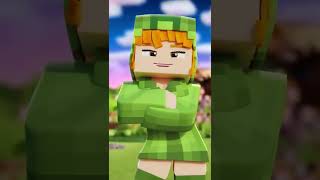 Ankha Dance but Creeper Girl   Minecraft Animation #Shorts