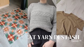 Finishing my WIPs before the new year | The Great Yarn De-Stash Ep. 11