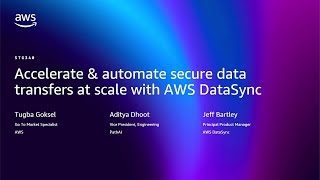 AWS re:Invent 2025 - Accelerate & automate secure data transfers at scale with AWS DataSync (STG340)
