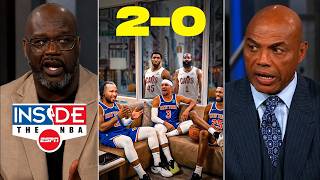 Inside The NBA | "Knicks are going to NBA Finals!" - Shaq on Josh Hart, Towns sinks Cavs 109-93 Gm 2