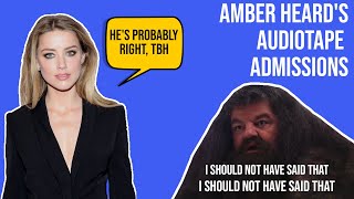 About Those Audiotapes....| Amber's Admissions & Will They Be Admitted? | Johnny Depp V. Amber Heard
