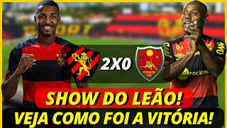 Show do Leão! Confira Como Foi Sport 2 x 0 Petrolina! Últimas Notícias do Sport Recife