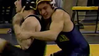 Iowa Wrestling vs Michigan NCAA Wrestling College dual 2002 Cliff Moore v Foley Dowd 133
