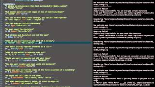 Clojure Koans: Strings