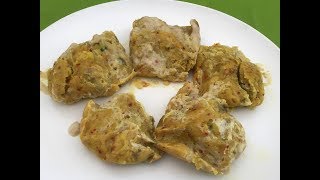 Myanmar Food Recipes ငါးပေါင်းထုပ်  Steamed Fish Cake Recipes