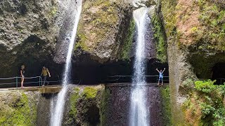 Madeira - Levada Nova - Breathtaking Hike to the Spectacular Waterfall 4K