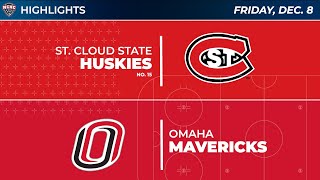 12-8-23 St. Cloud State at Omaha Highlights