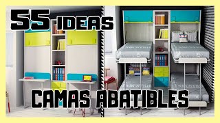 🌞🌞🌞🌞CAMAS y LITERAS ABATIBLES INCREIBLES [[[ 55 IDEAS ]]] para AHORRAR espacio