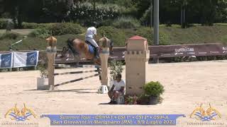 Cherry Blossom PM (2018 Calvaro) 1st place CSIYH 5 yr olds -San Giovanni day 2