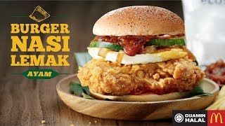 Burger Nasi Lemak - #GengNasiLemak