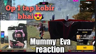 Mummy Eva react to my gameplay | | Highlights | | op booyah from 20 hp | | #evakobir #mummyeva #ff