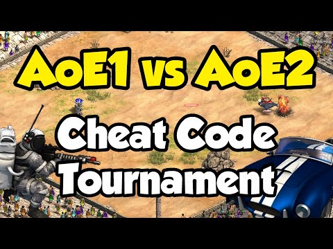AoE1 vs AoE2 Cheat Code Tournament