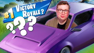 VICTORY ROYALE in Fortnite with only a CAR?!