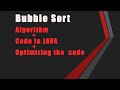 Bubble Sort Algorithm Explained(with code in JAVA)