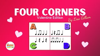 Valentine's Day FOUR CORNERS Music Game