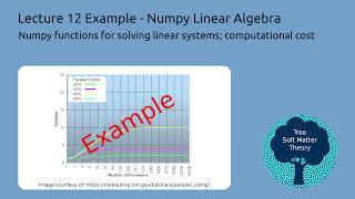 Solving Linear Systems with Python's Numpy Module (ChEn 263 - Supplement to Lecture 12)