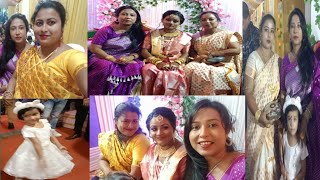 বিয়াৰ Party vlog//part 2//বহুত মানুহ//কইনাৰ বিদায়//wedding Vlog